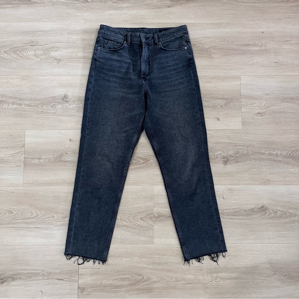 All Saints Rali Raw Hem Straight Leg Jeans View 2